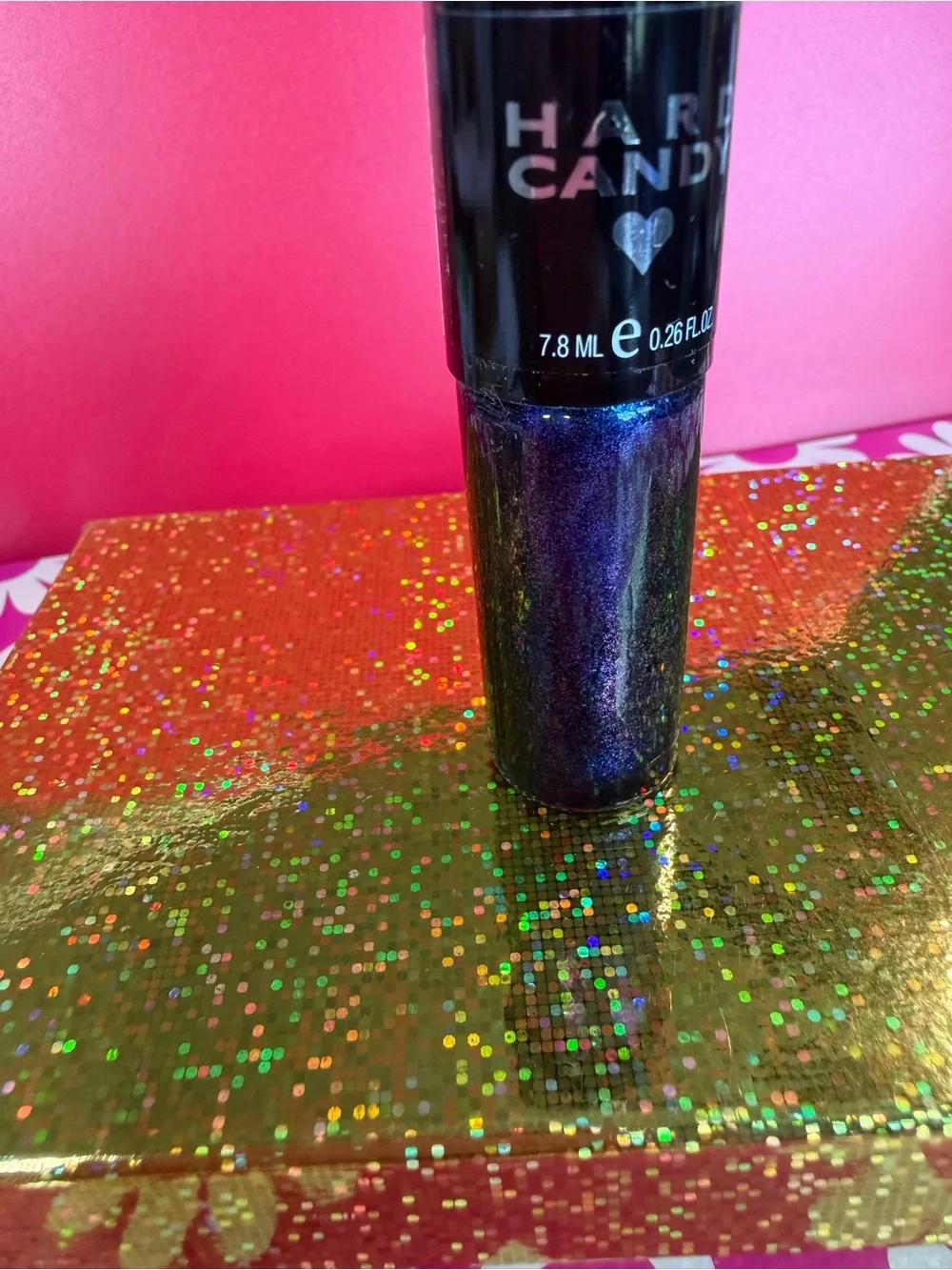 Hard Candy Iridescent Blue-Purple Glitter Nail Polish